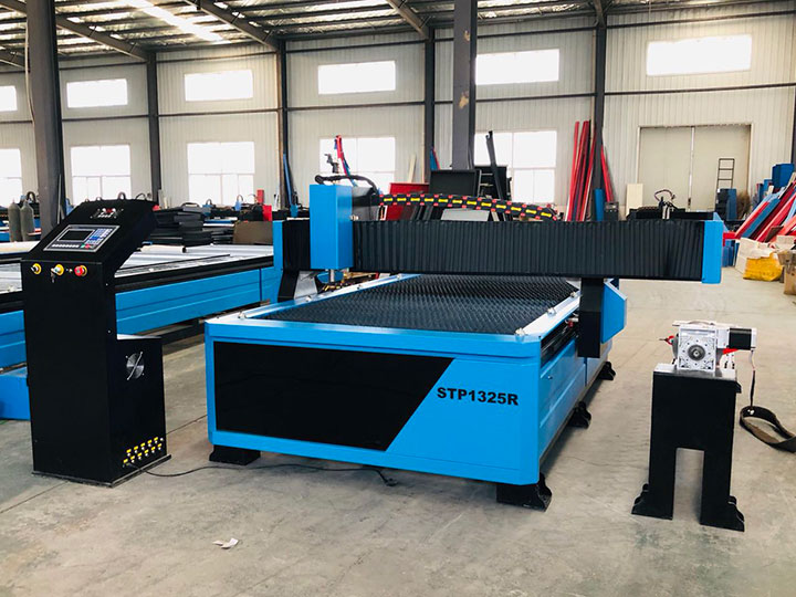 盈利型 4x8 帶旋轉管切割器的數控等離子切割工作臺套件 盈利型 4x8 帶旋轉管切割器的數控等離子切割工作臺套件