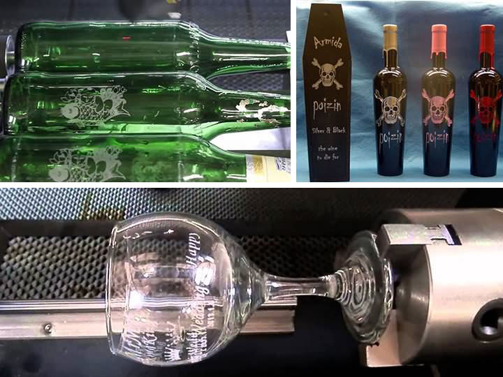 業余愛好玻璃雕刻項目的激光雕刻機