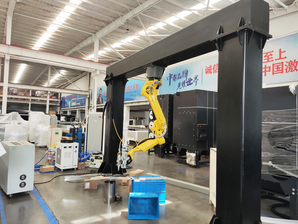 工業(yè) 3D 金屬機(jī)器人光纖激光切割機(jī)