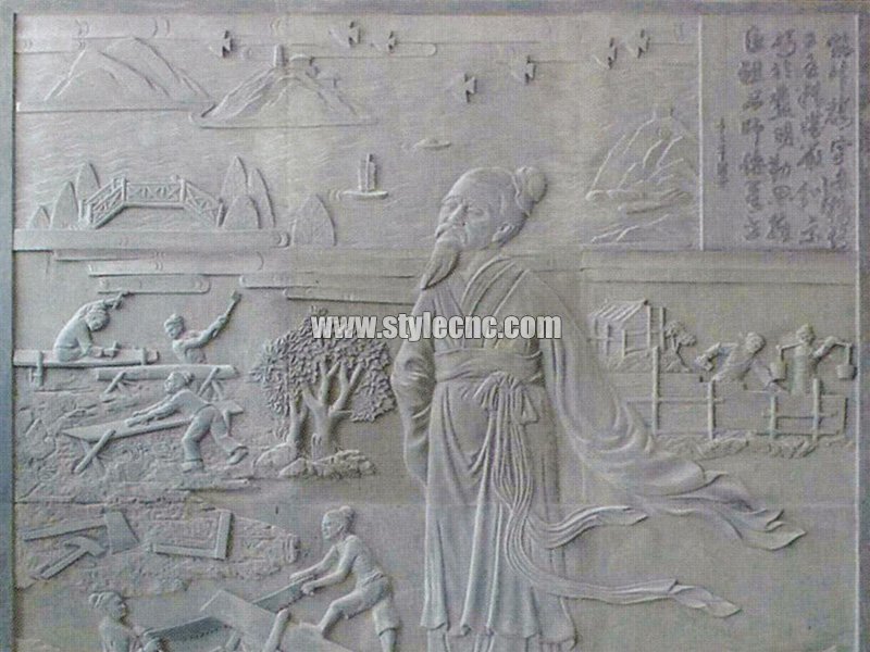 石材雕刻機 CNC 大理石雕刻樣品 07