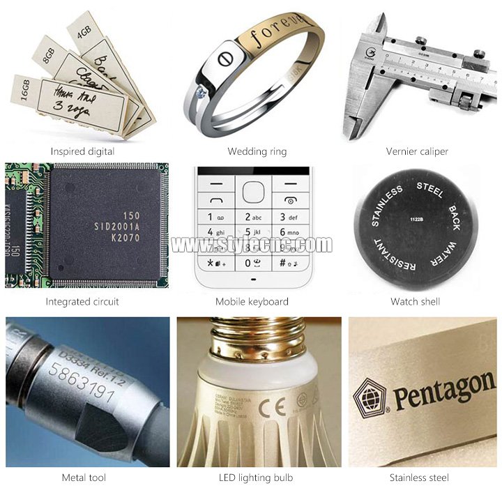 適用于金屬、PMAG、聚合物塑料項目的臺式光纖激光雕刻機