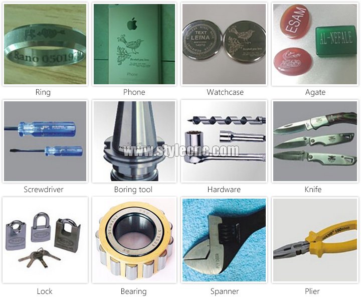 適用于金屬、PMAG、聚合物塑料樣品的臺式光纖激光雕刻機