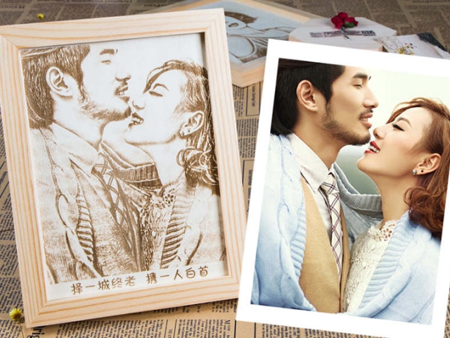 用于木刻畫的激光木雕機(jī)