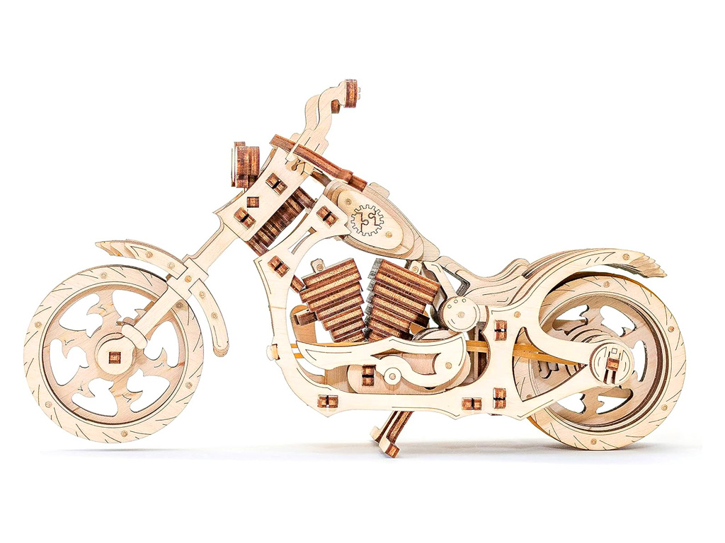 激光切割 3D 木制摩托車項目