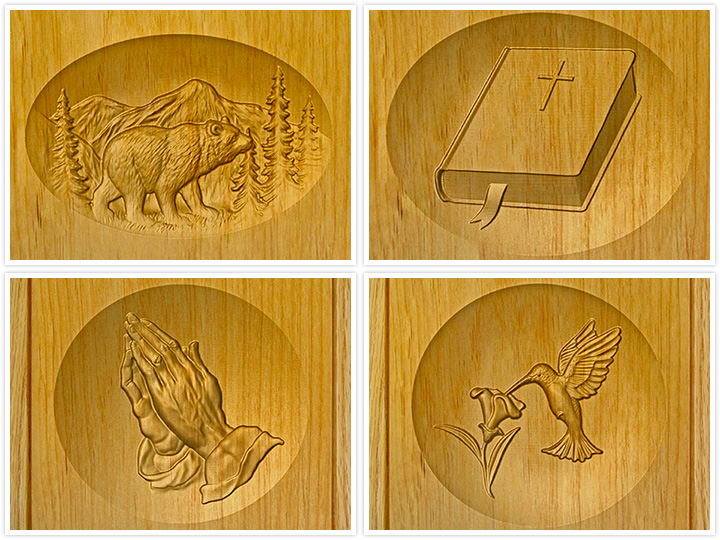 帶 4 個頭的多軸數控木工機