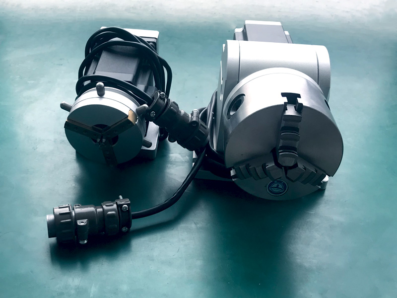 光纖激光雕刻機旋轉附件