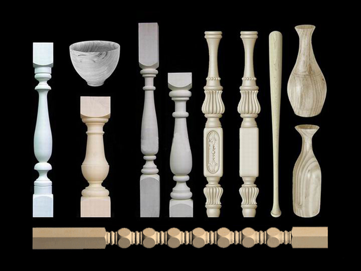 用于木工項目的數控車床