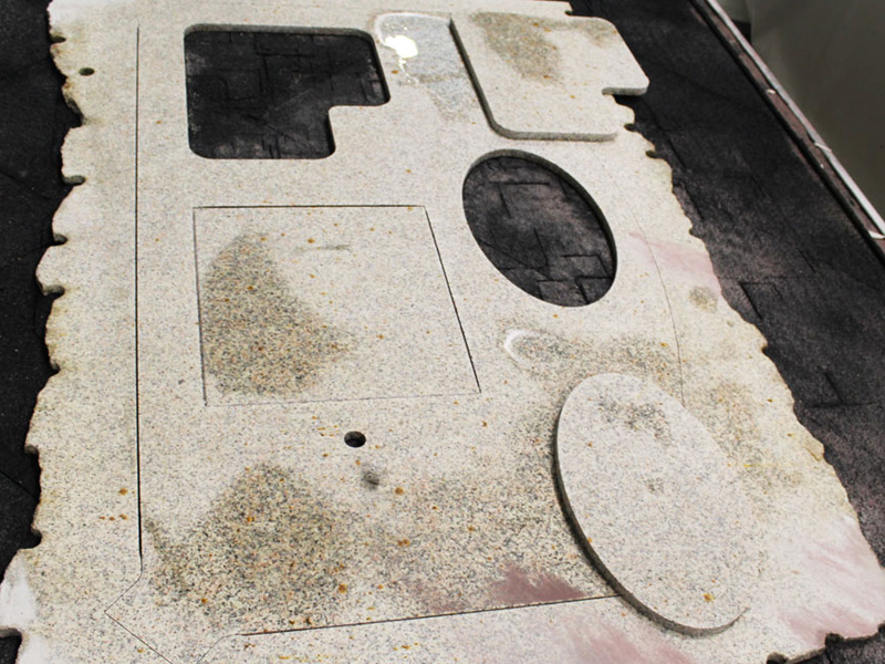 五軸數控石材橋切機適用于花崗巖和大理石