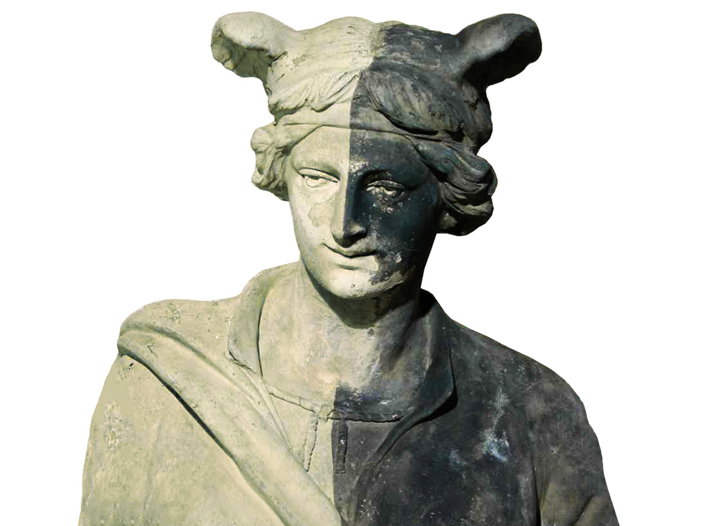 激光去除歷史石像涂層