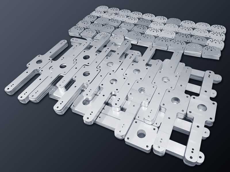用于金屬零件切割項目的卷料送料激光落料線