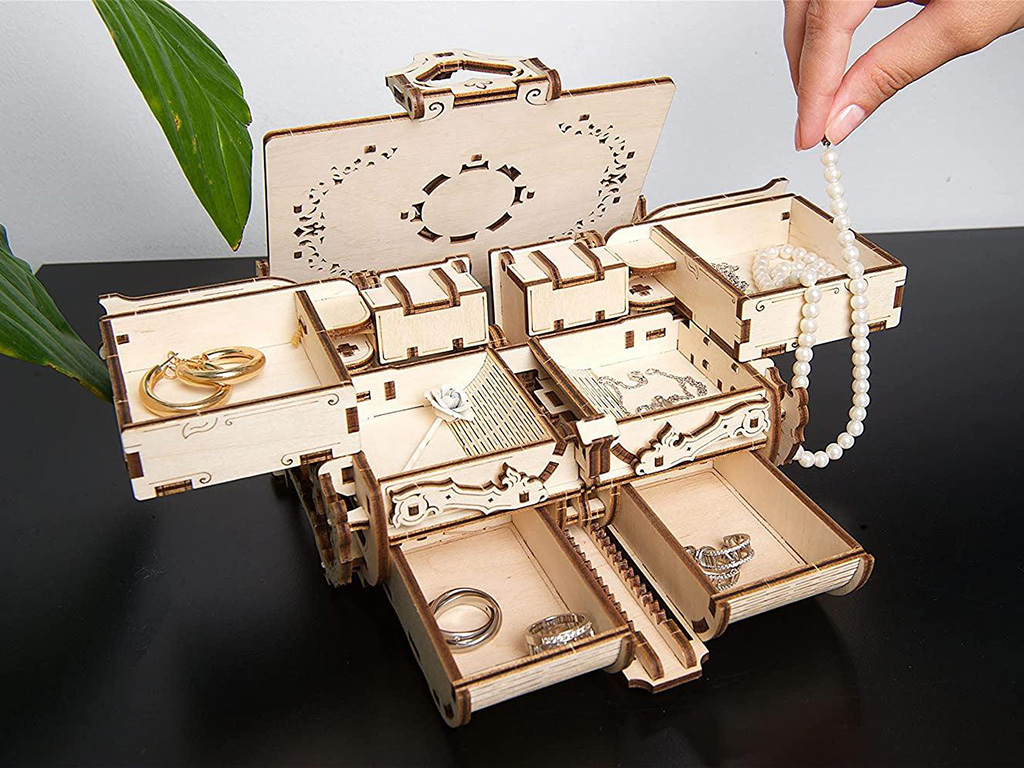 激光切割 3D 木制拼圖 激光切割 3D 木制拼圖