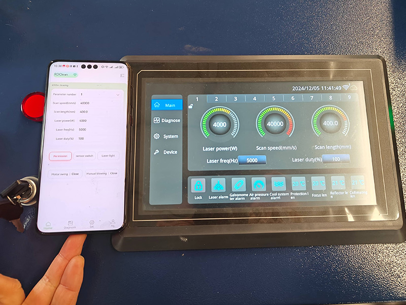 2025年最暢銷的手持式激光除銹機