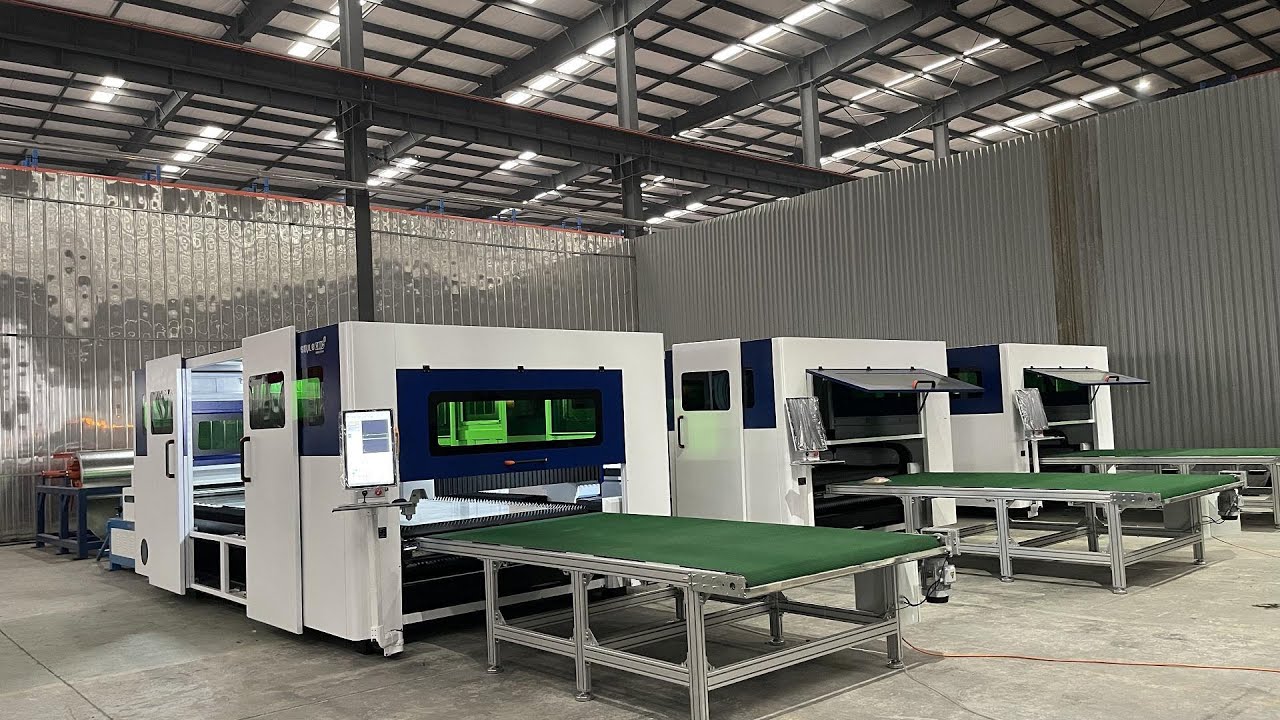 自動激光下料系統:卷料送料激光切割機 自動激光下料系統:卷料送料激光切割機